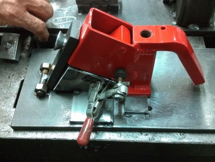Racks of Tools After Powder Coating