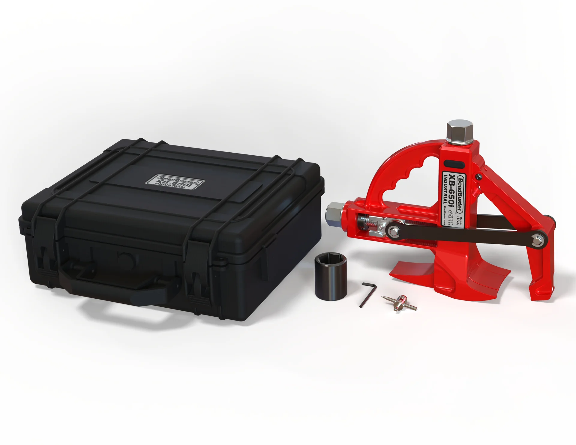 BeadBuster XB-650i INDUSTRIAL with carrying case and accessories